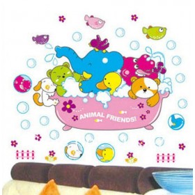 Animal Friends Wall Decal